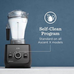 Vitamix Ascent X2 Blender with Three Blending Programs, Self-Cleaning Program, Professional-Grade Blender for Smoothies, Soups and More, Stainless-Steel Blades, 48 Oz Container, Polar White