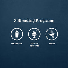 Vitamix Ascent X3 Blender with Three Blending Programs, Self-Cleaning Program, Professional-Grade Blender for Smoothies, Soups and More, Stainless-Steel Blades, 48 Oz Container, Polar White