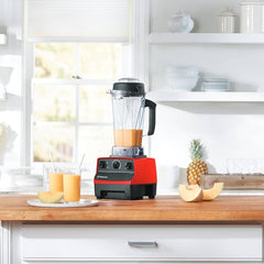 Vitamix 5200 Blender, Professional-Grade Blender for Smoothies, Soups, Ice Cream and More, Stainless-Steel Blades, Self-Cleaning Kitchen Appliance, 64 Oz Container, Red